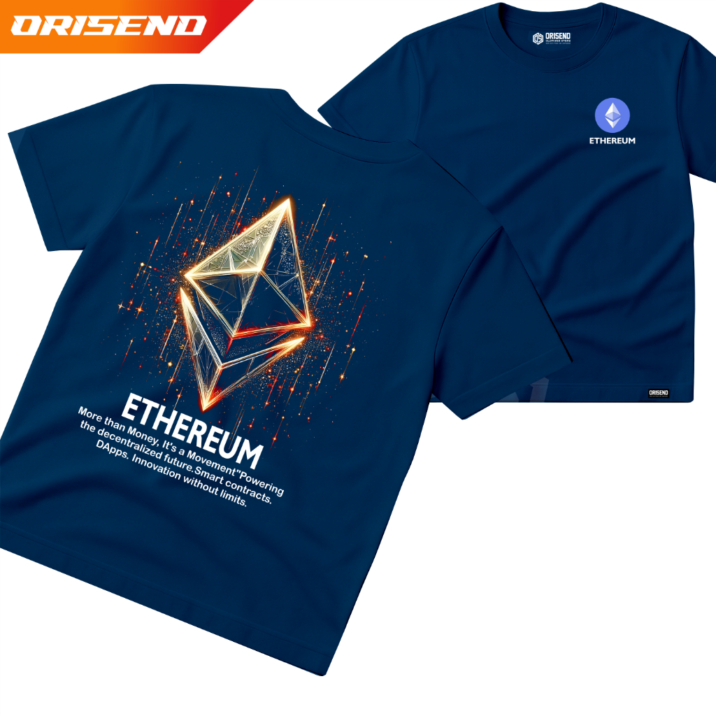 orisend kaos crypto koin ethereum2 (ETH) Terbaru | Bahan Katun 24s