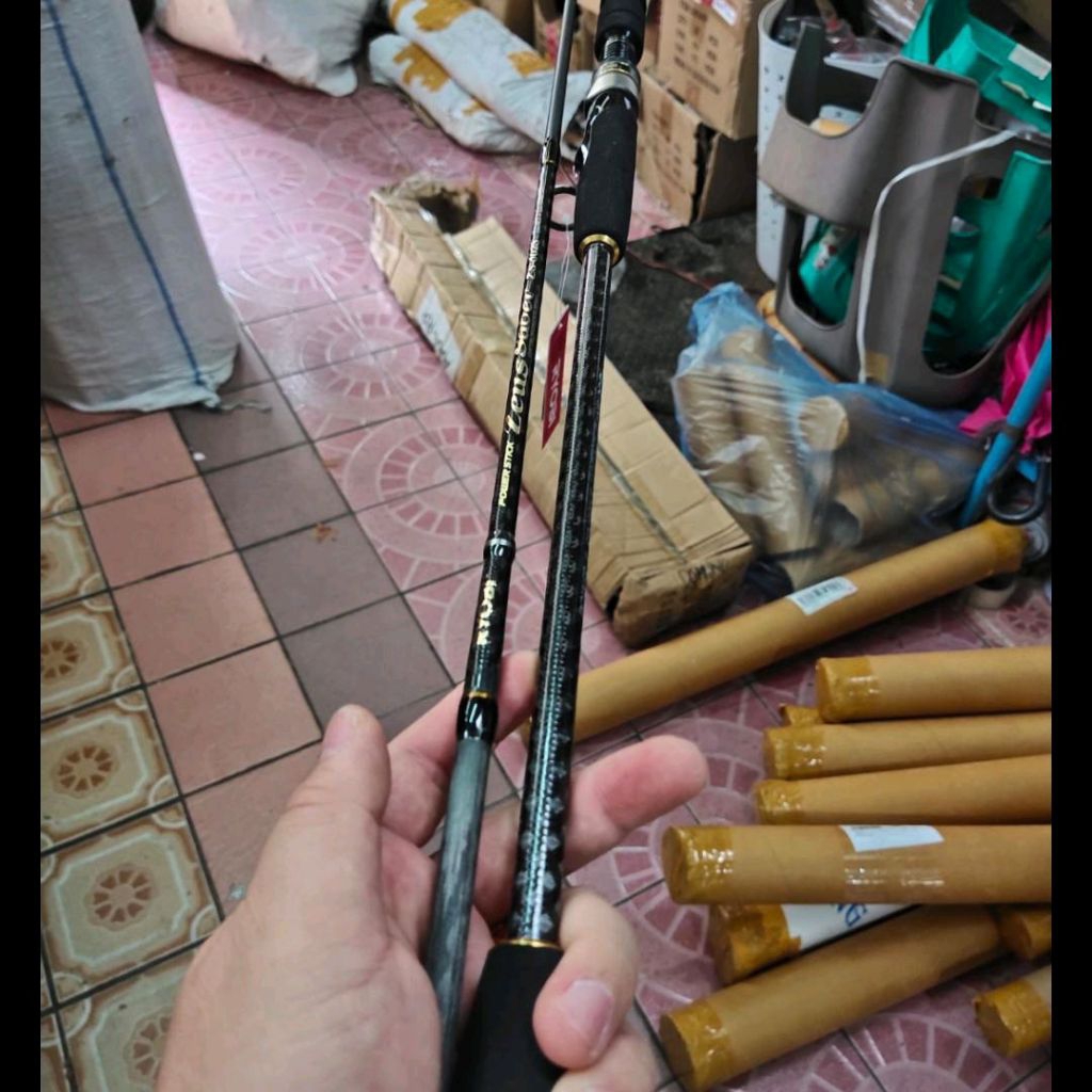 joran pancing jigging ryobi zeus saber jigging spinning laut carbon