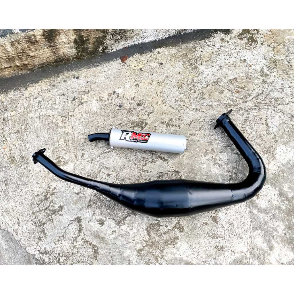 KNALPOT REPSOL PERUT HITAM RX KING