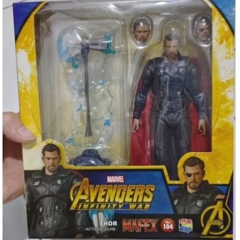 BIB Thor Infinity War Mafex Original Action Figure