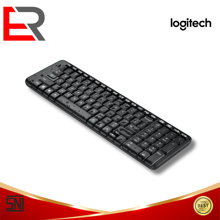 Keyboard & Mouse Wireless Logitech MK220 Combo – Hemat Ruang, Desain Ringkas (BEKAS)