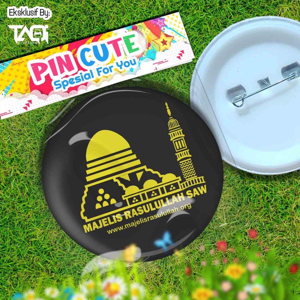 Souvenir Dakwah Pin Majelis Rosulullah Size 44mm