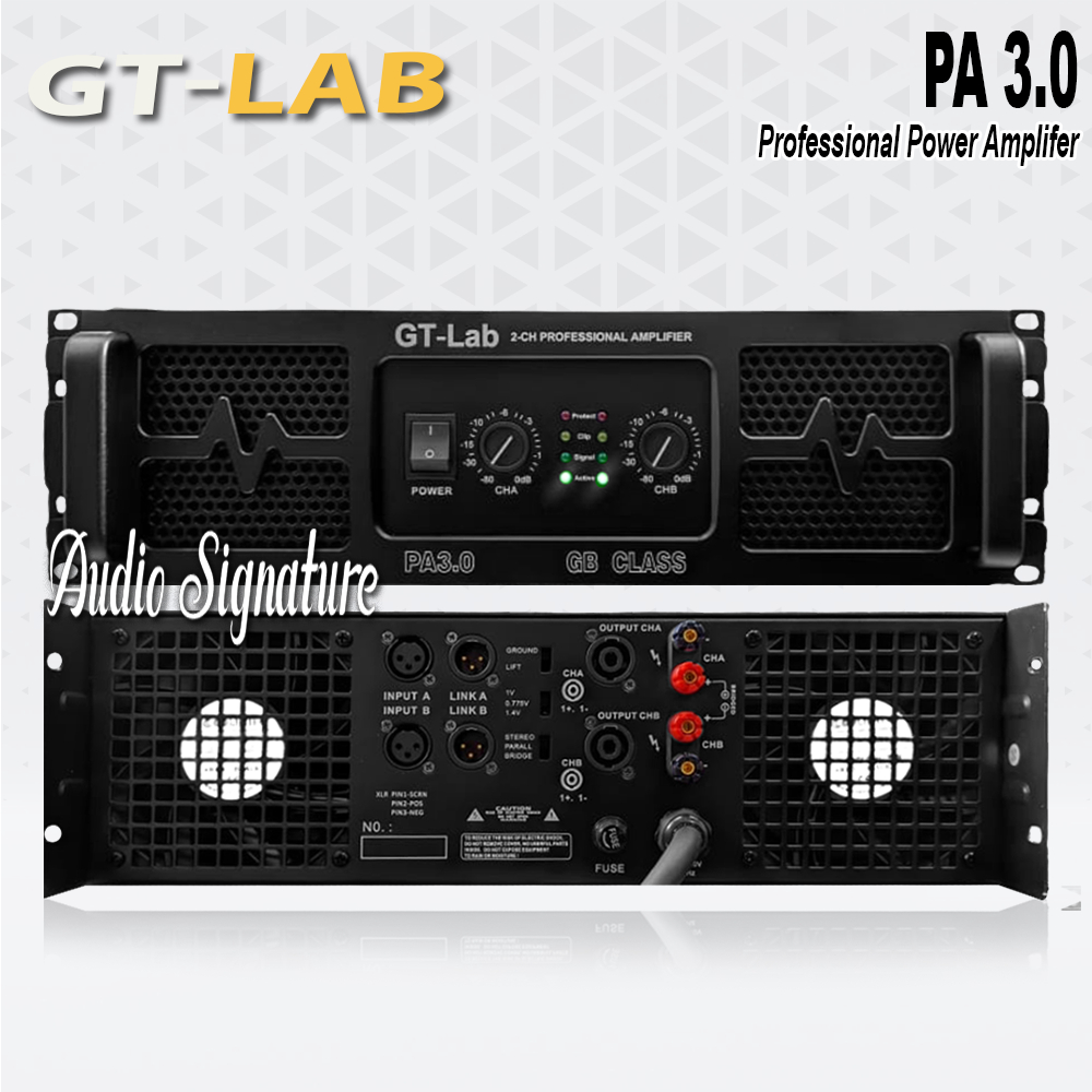 Power Amplifier 2 Channel GTLAB PA3.0 | PA 3.0 Original GT LAB By RDW