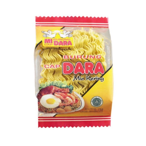 Mie Burung Dara Kering 140 Gram / Mie Burung Dara