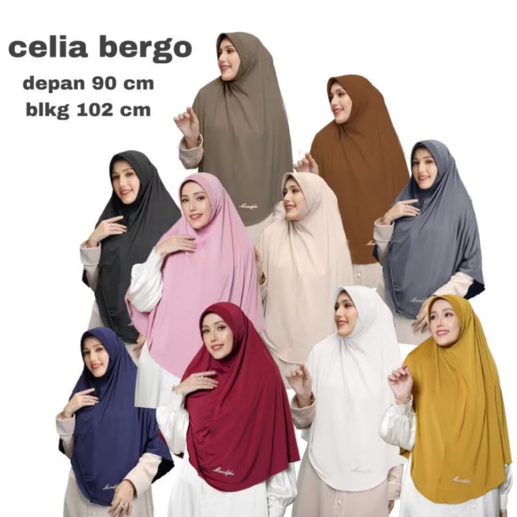 Hijab Mandjha Ivan Gunawan - CELIA BERGO SERIES