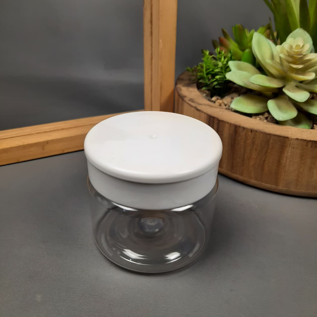 Pot Jar 177 Ml Tutup Putih / Pot Jar Cream 177 Ml