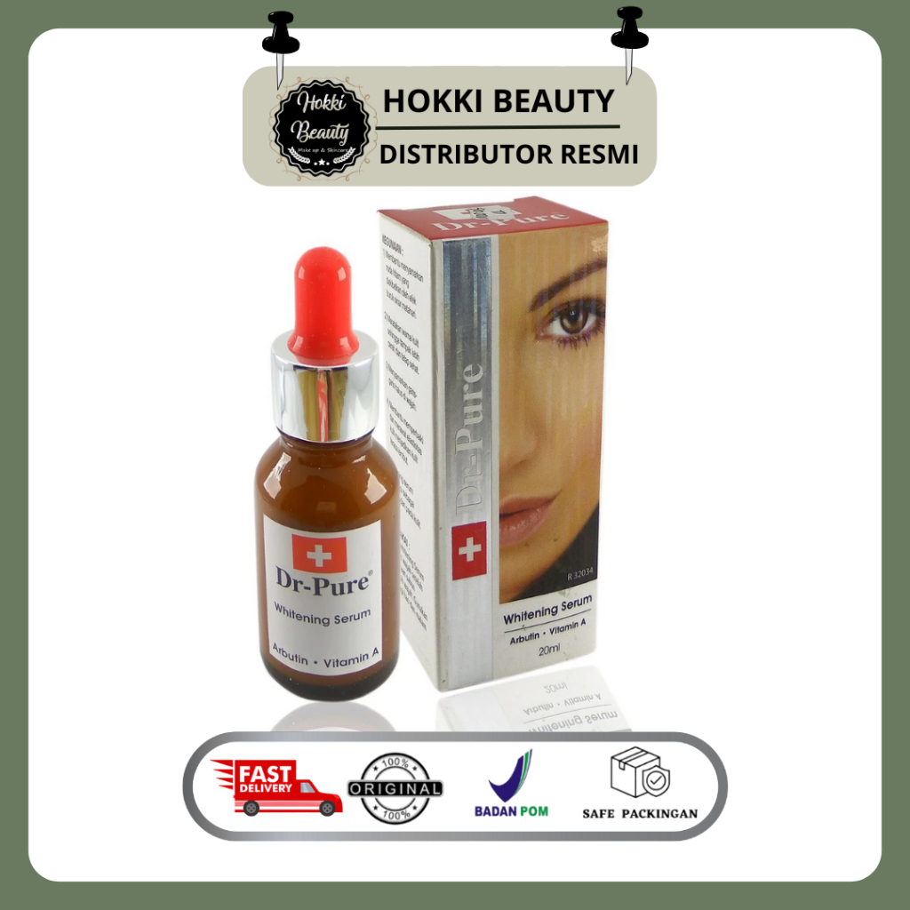DR PURE SERUM WHITENING ORIGINAL BPOM - SERUM DR PURE BPOM