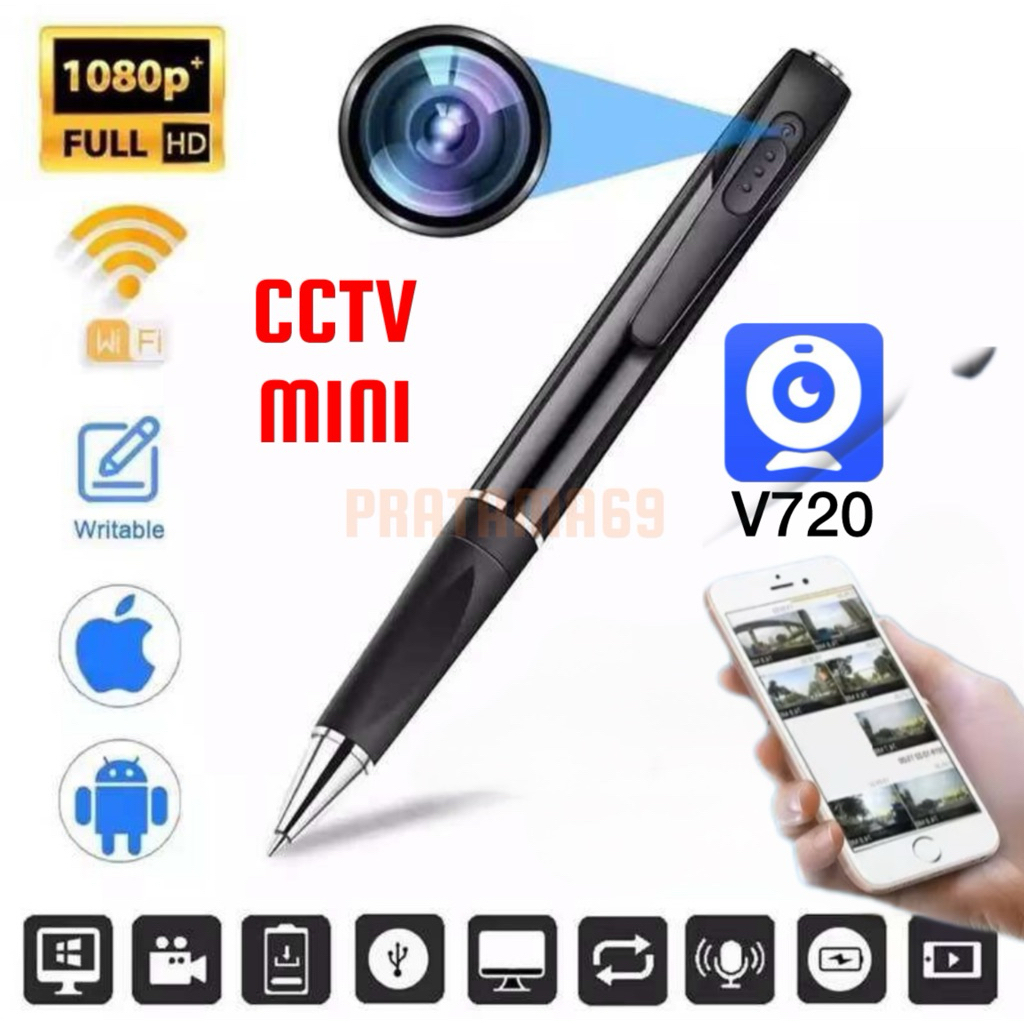 Spy Pen Camera Wifi Mini CCTV Pulpen Kamera Pengintai