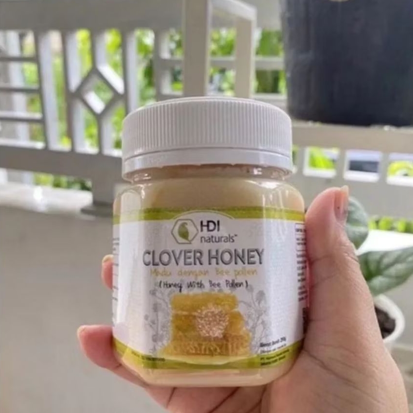 

Clover honey 250gr original exp 2028 + sendok kayu