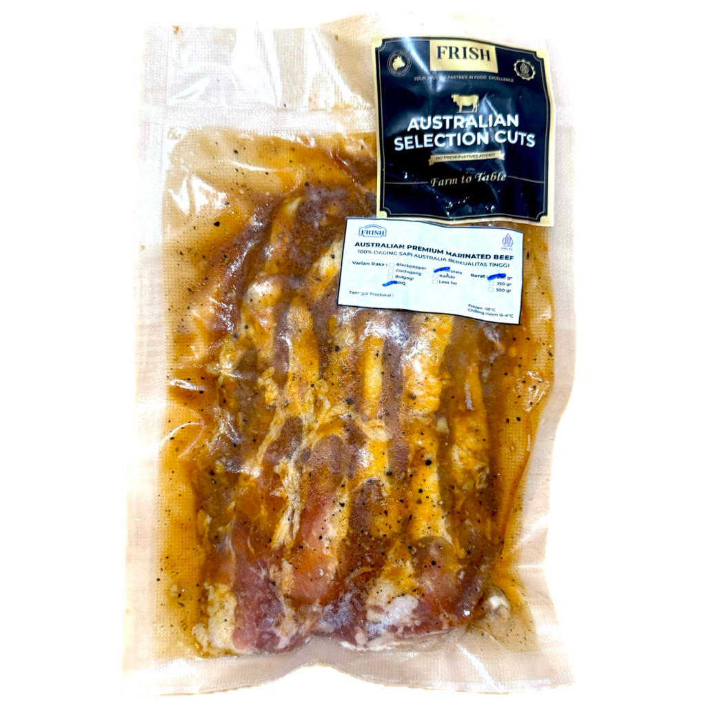 

Frish Marinated Slice Beef Short Plate AUS 250g