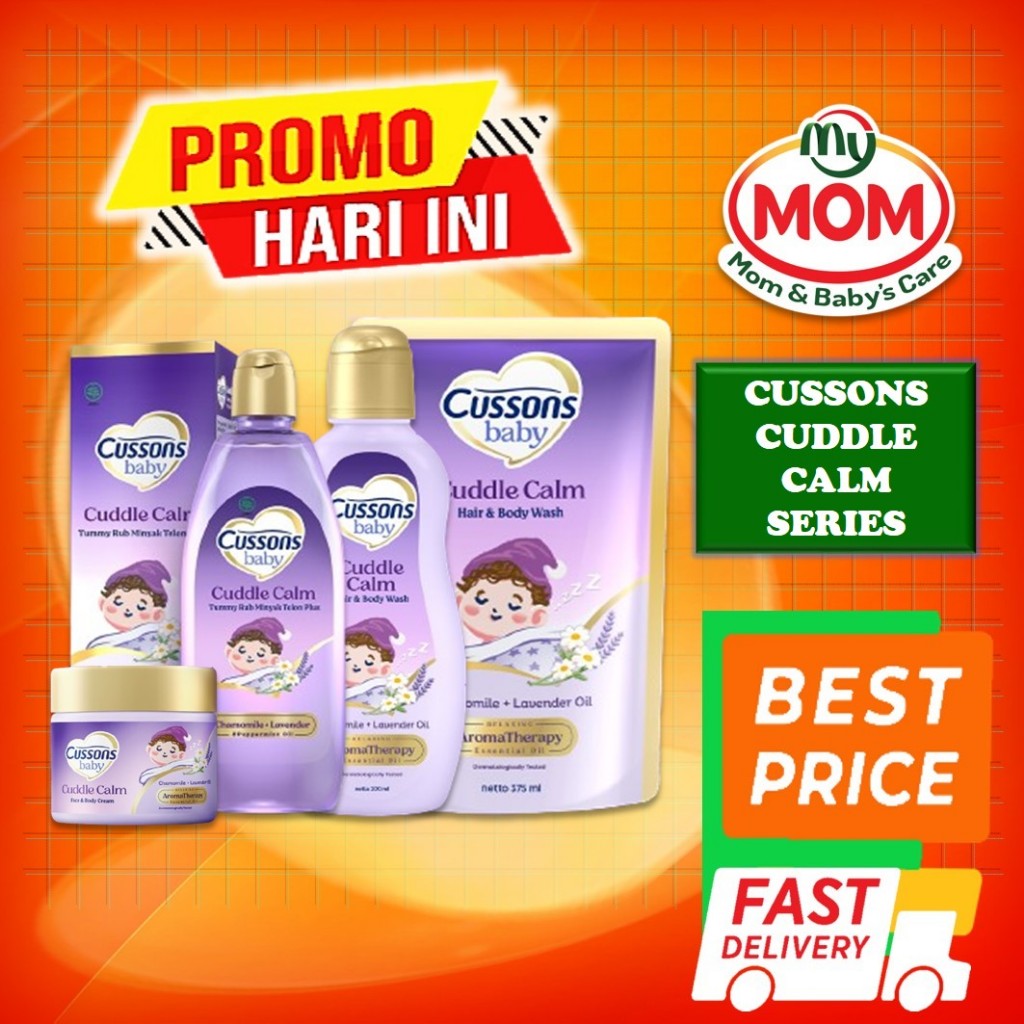 Cussons Baby Cuddle Calm Series - Perawatan Bayi Untuk Tidur Lebih Nyenyak - Cream - Telon - MyMom