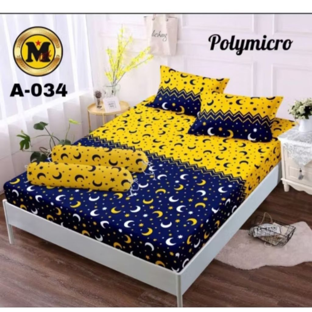 Sprei Motif Karakter Starmoon Ukuran 200x240 Jumbo Anti Luntur / Sprei 200x240 Jumbo Anti Geser / Sp