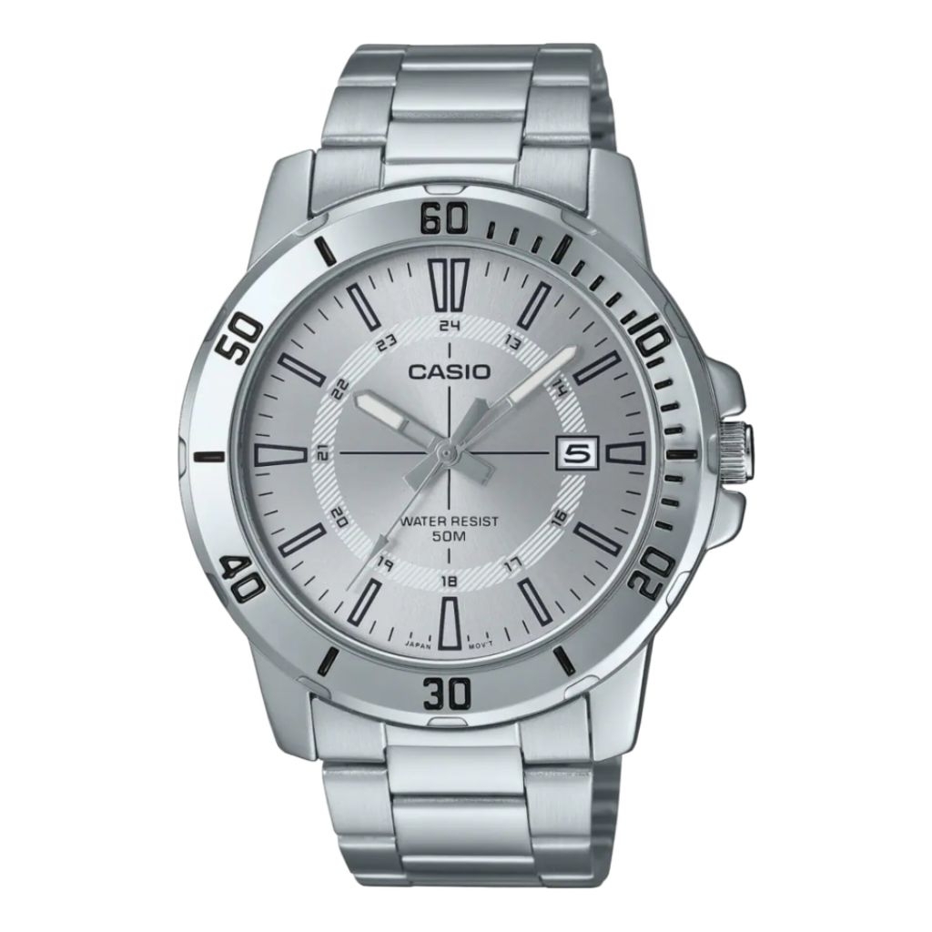 Casio General MTP-VD01D-7CVUDF Jam Tangan Pria Analog Strap Stainless Steel Original