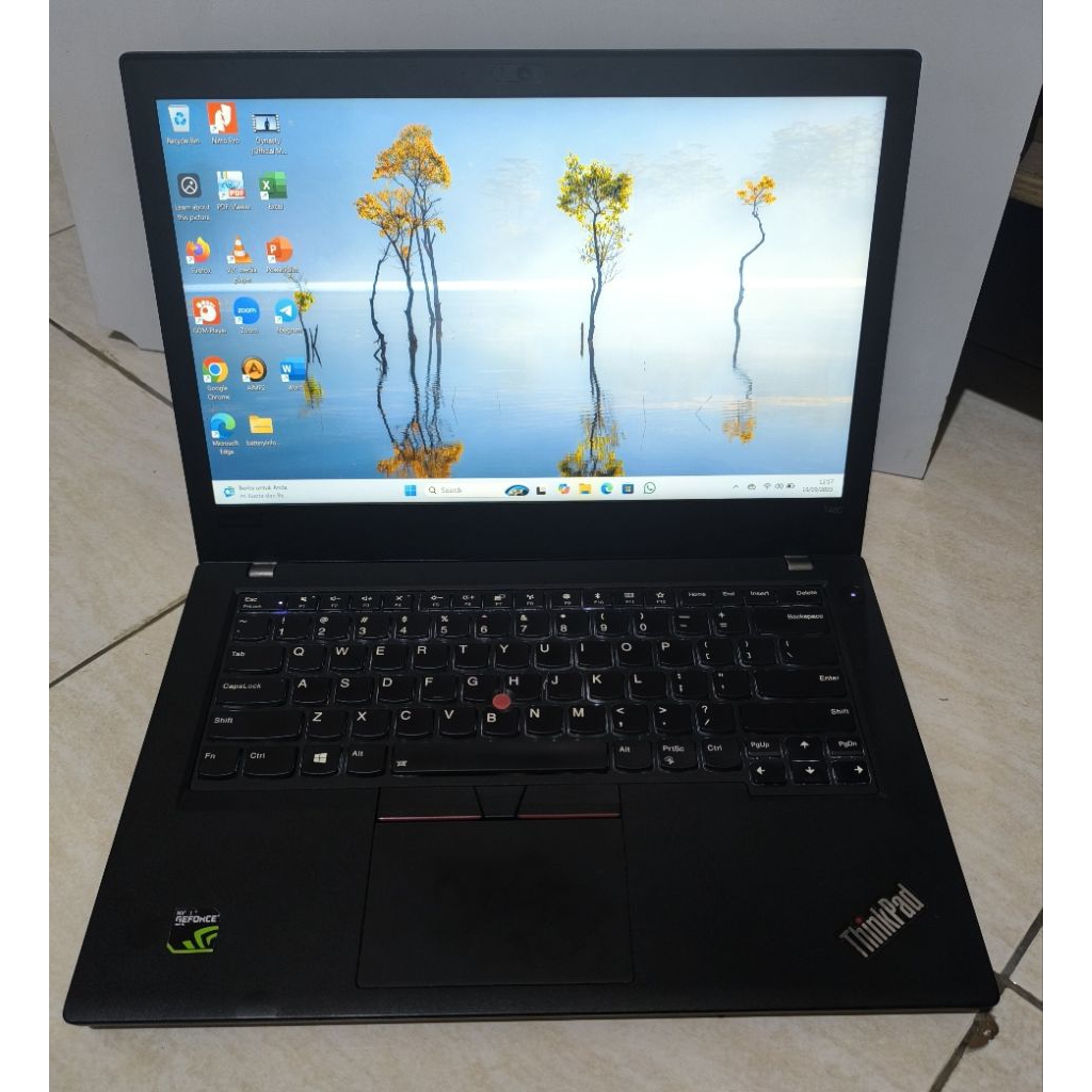 Laptop Second Lenovo Thinkpad T480 Core I7 Gen 8 VGA Nvidia GeForce MX150 Laptop Seken Bergaransi
