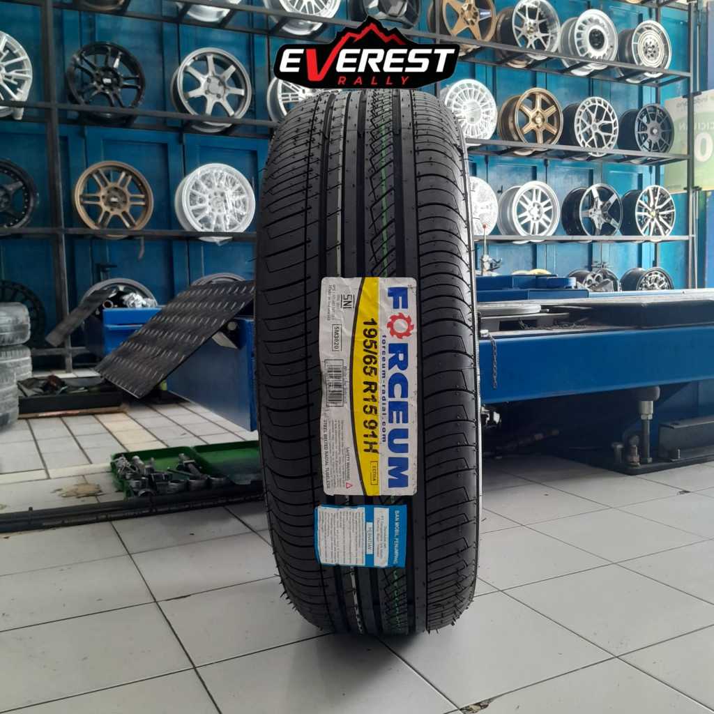 Ban Tubles Forceum ecosa wlw ukuran 195/65 R15 Ban Mobil List Samping