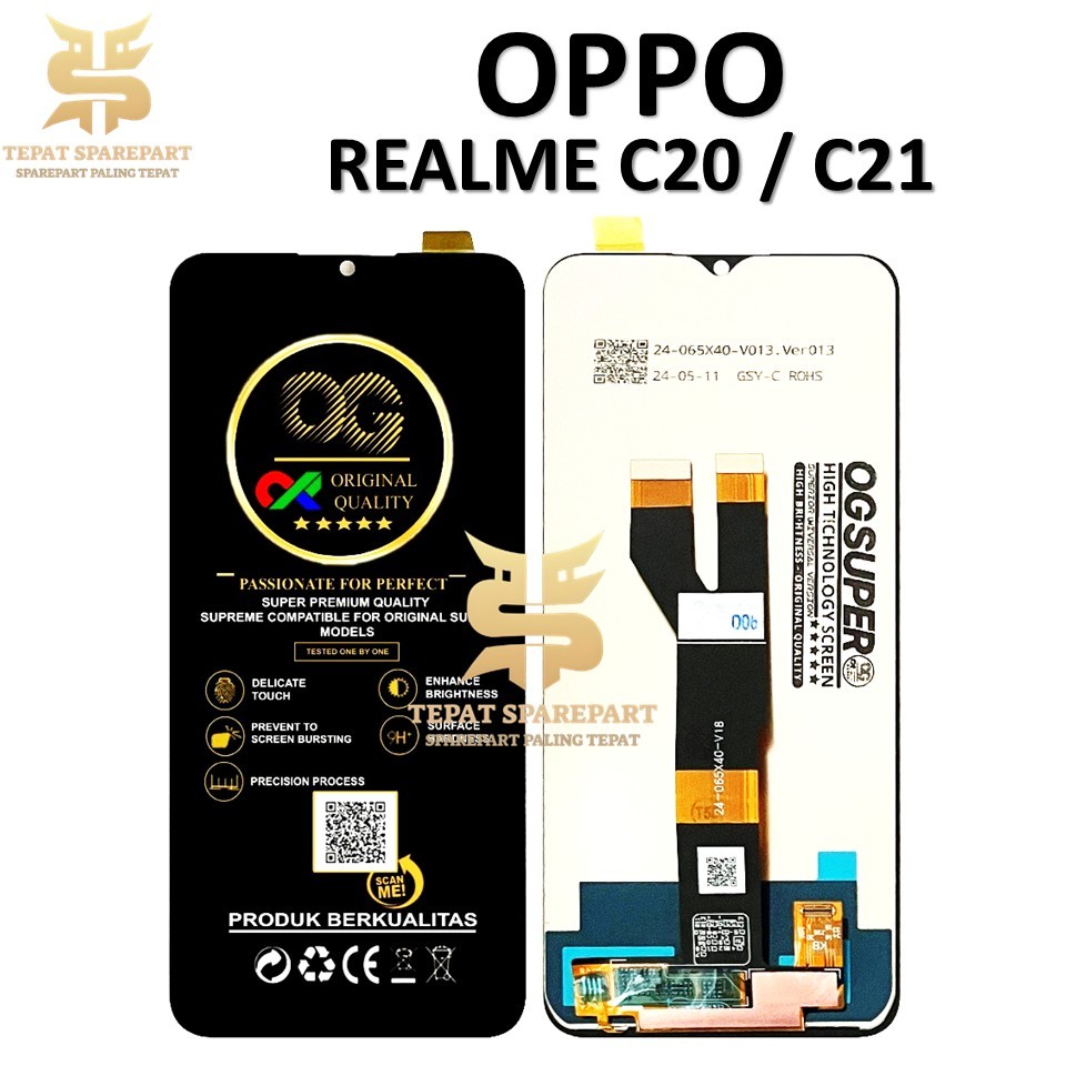 LCD TOUCHSCREEN OPPO REALME C20 / C21 ORIGINAL FULLSET
