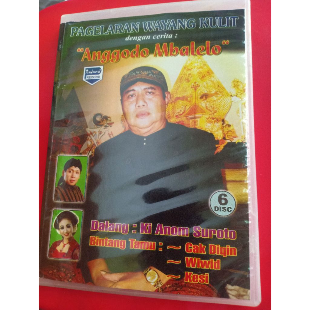 VCDWAYANG KULITT 6 DISC KI ANOM SUROTO LAKON ANGGODO MBALELO
