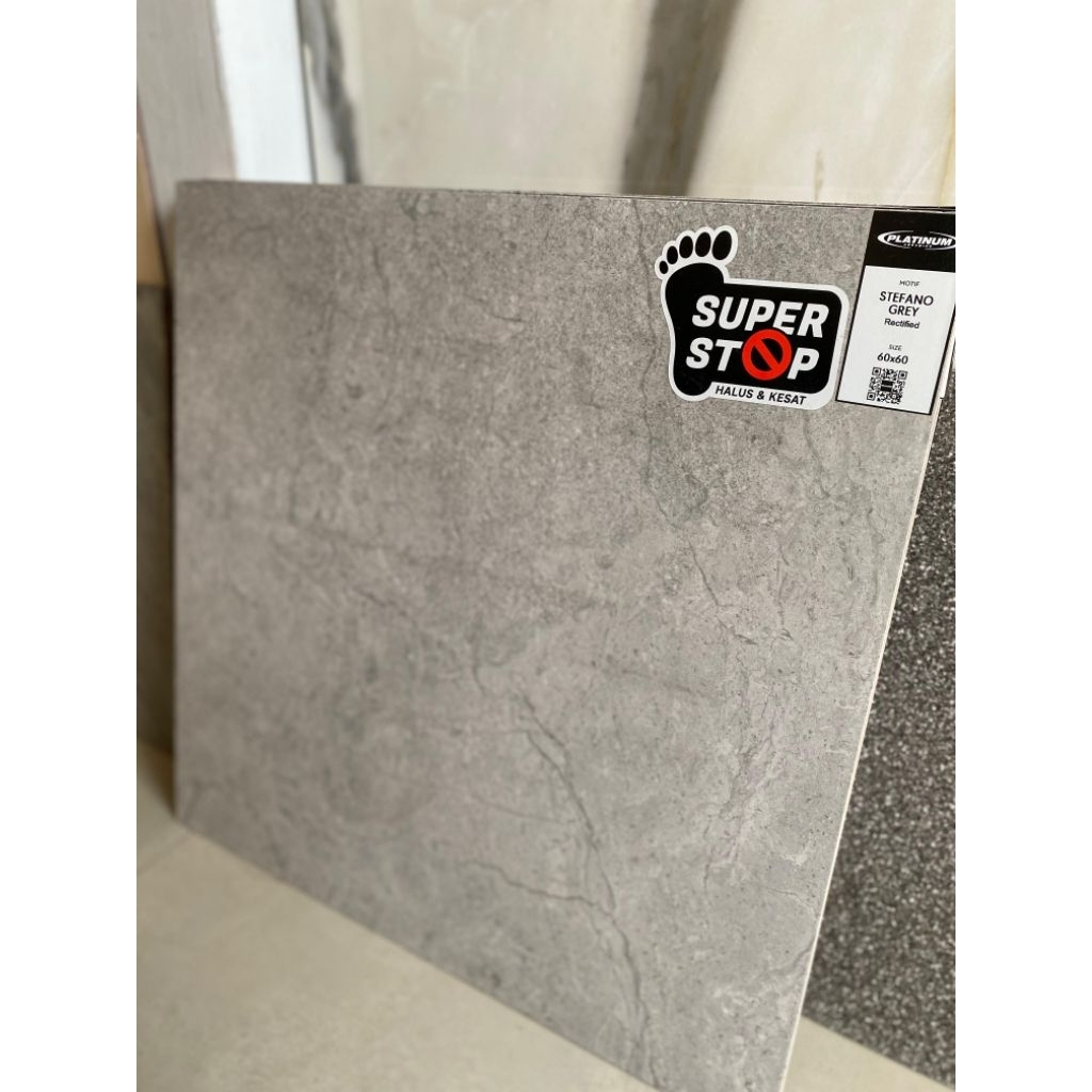 KERAMIK SUPER STOP 60x60 PLATINUM STEFANO GREY