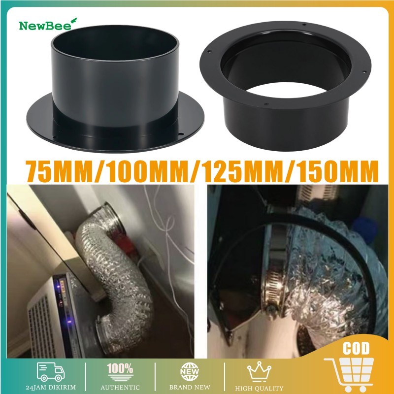 Sok Lempeng Konektor Selang Air Vent Ducting Hose Flexibel Cerobong Ducting Hose Connector Spigot Da