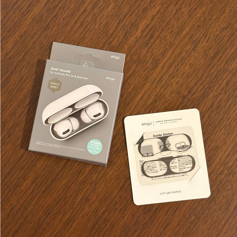 elago Dust Guard for AirPods Pro 1 / AirPods Pro 2 Space Gray
