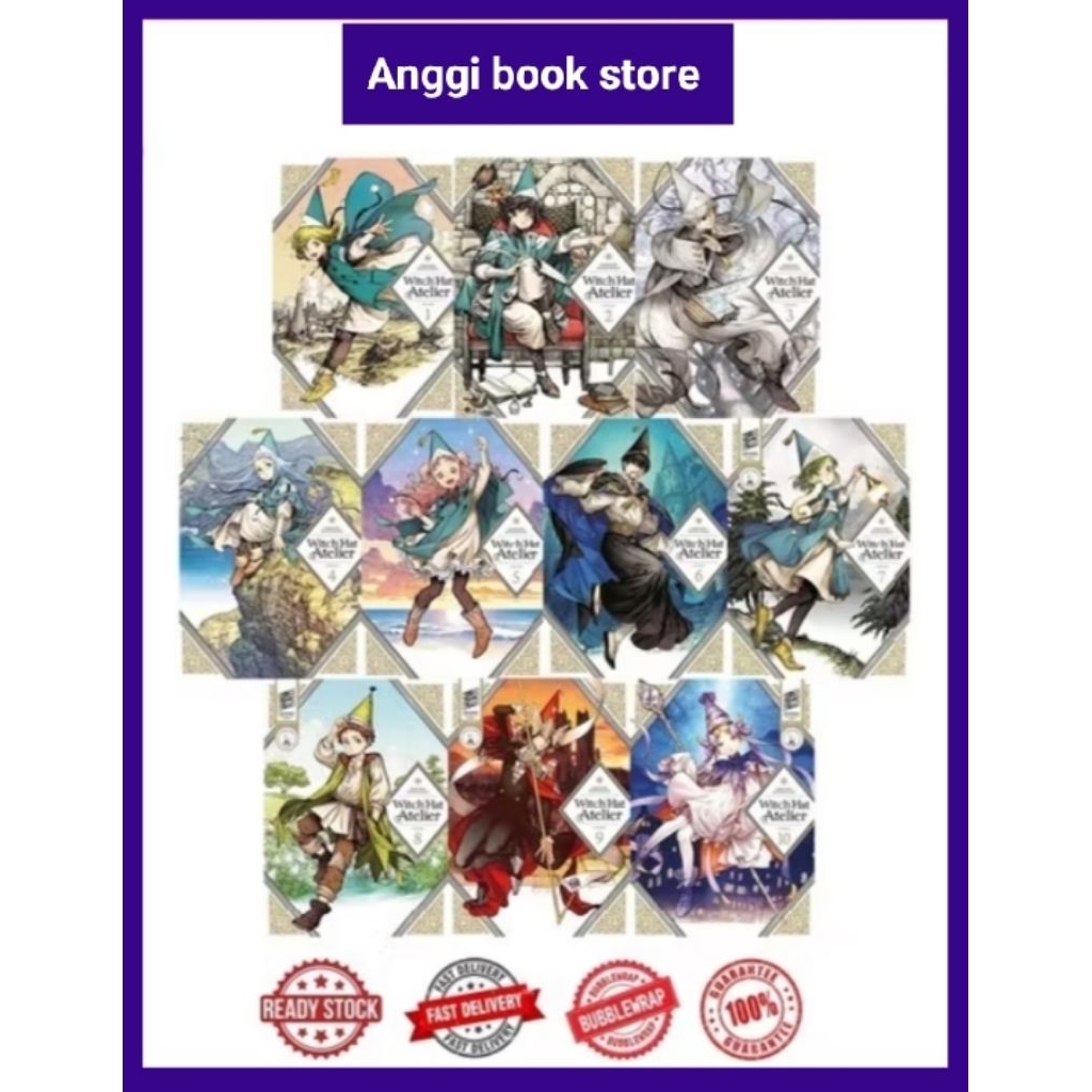 komik witch hat Atelier, 13 book English