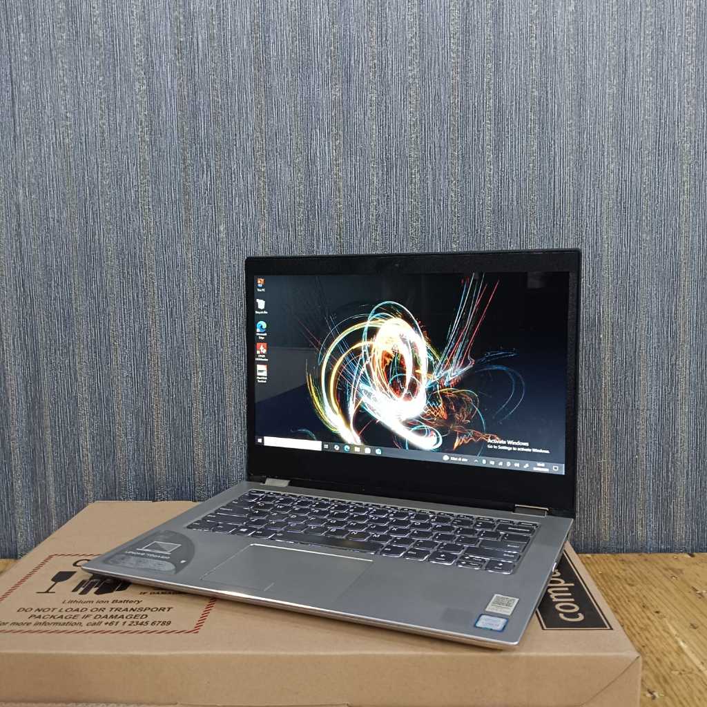 Lenovo Yoga 520, #Touchscreen #2 Inc 1, Core i5 - 8250U, Ram 8/256Gb, Black Silver, BERGARANSI