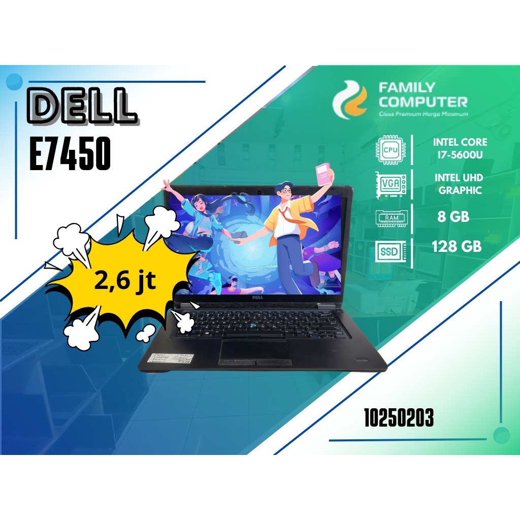 DELL E7450 | INTEL CORE I7-5600U | INTEL UHD GRAPHIC