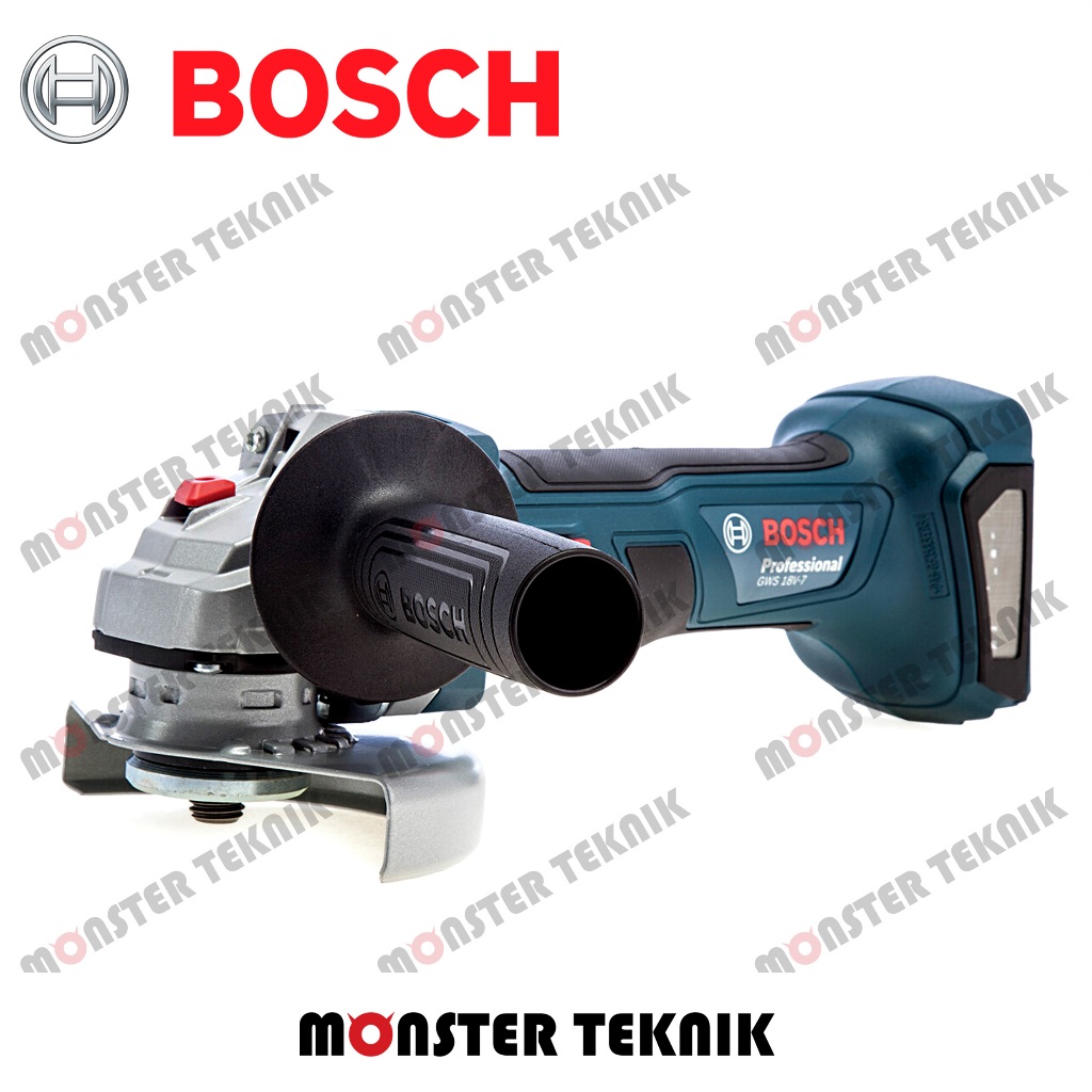 Gerinda Tangan 4" Cordless Angle Grinder Bosch GWS 180-Li 18V