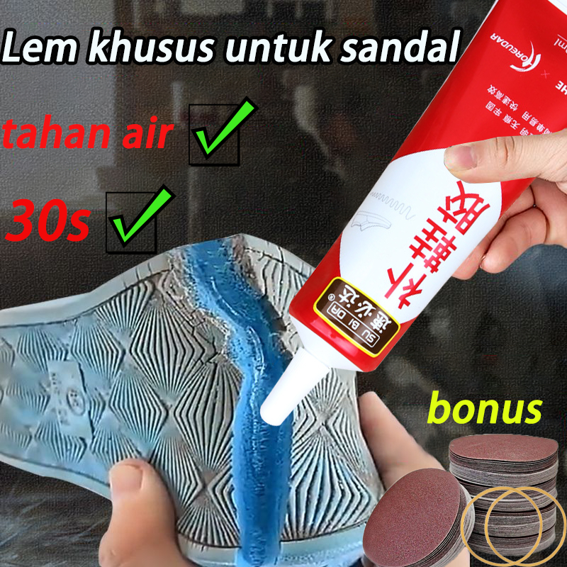 Lem Sepatu Super Kuat Tahan Air – Perbaiki Sol Copot, Rekat Karet & Kulit, Tahan Lama, Cepat Kering 
