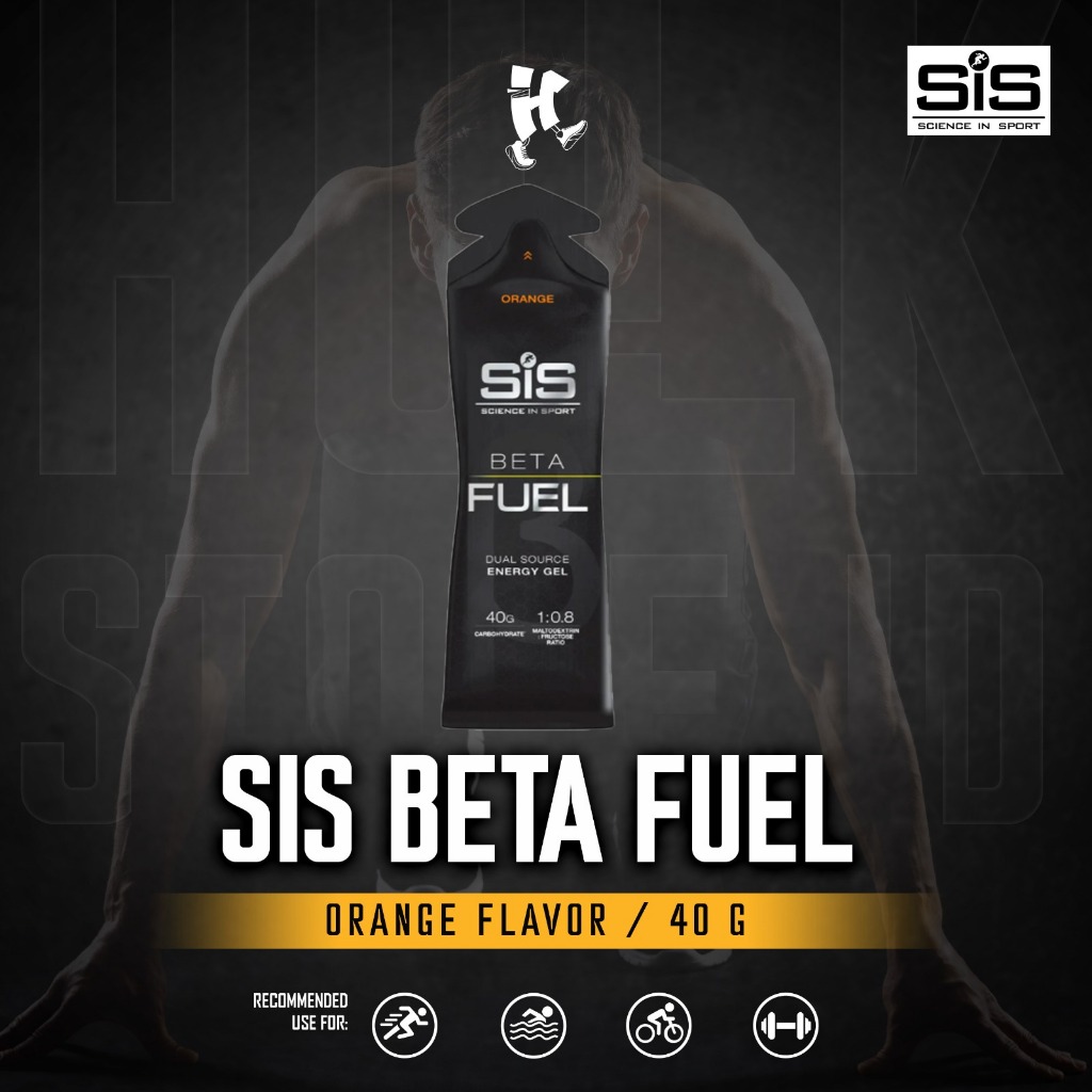 

SiS GO Energy Gel Beta Fuel Energy Gel 60ml (For Running,Trail Run,Cycle,Etc) Orange Flavor