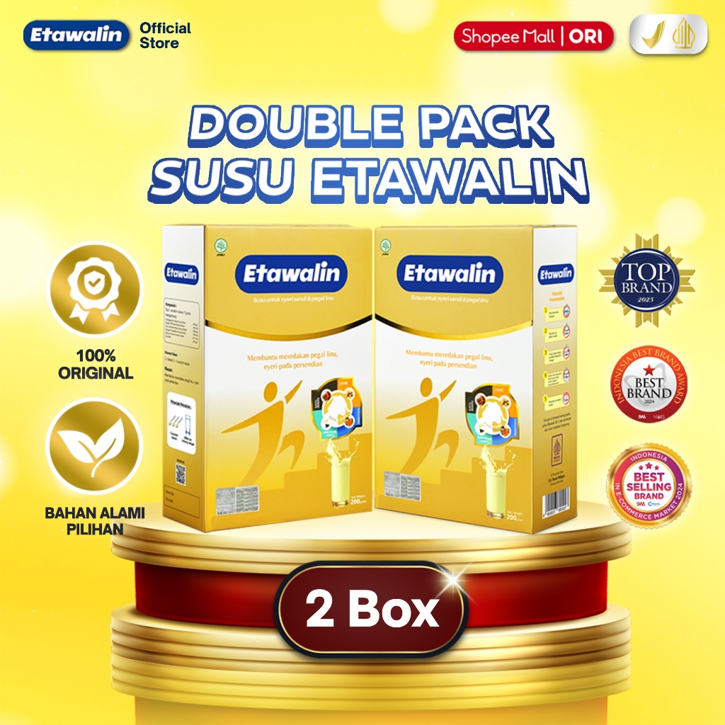 

Etawalin - Susu Etawa Bubuk Segar Original Double Pack 2 Box