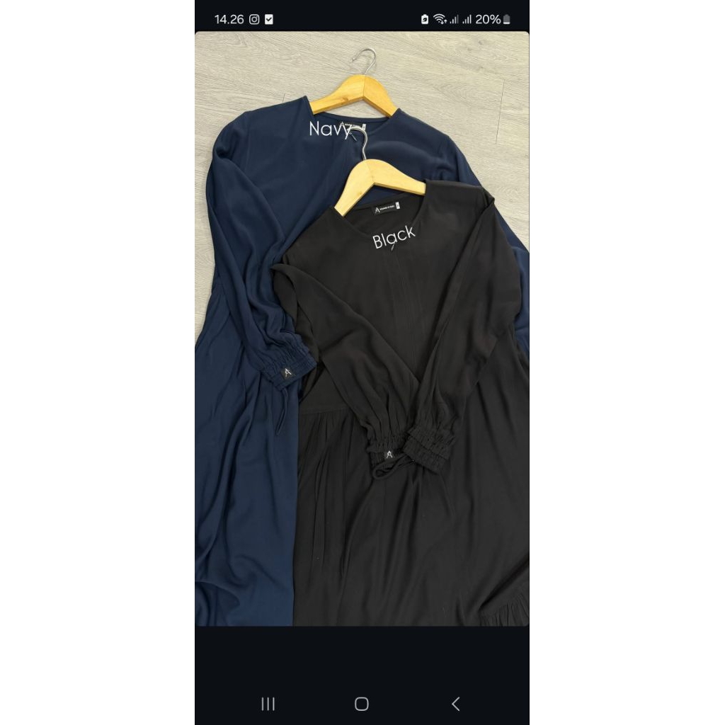 Gamis Daily Bahan RR Fabric