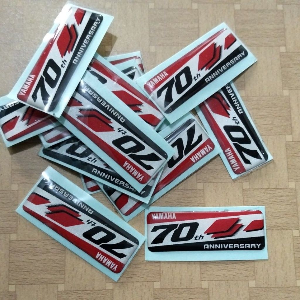 EMBLEM ANNIVERSARY 70thn YAMAHA EMBLEM ANNIVERSARY KE 70thn YAMAHA
