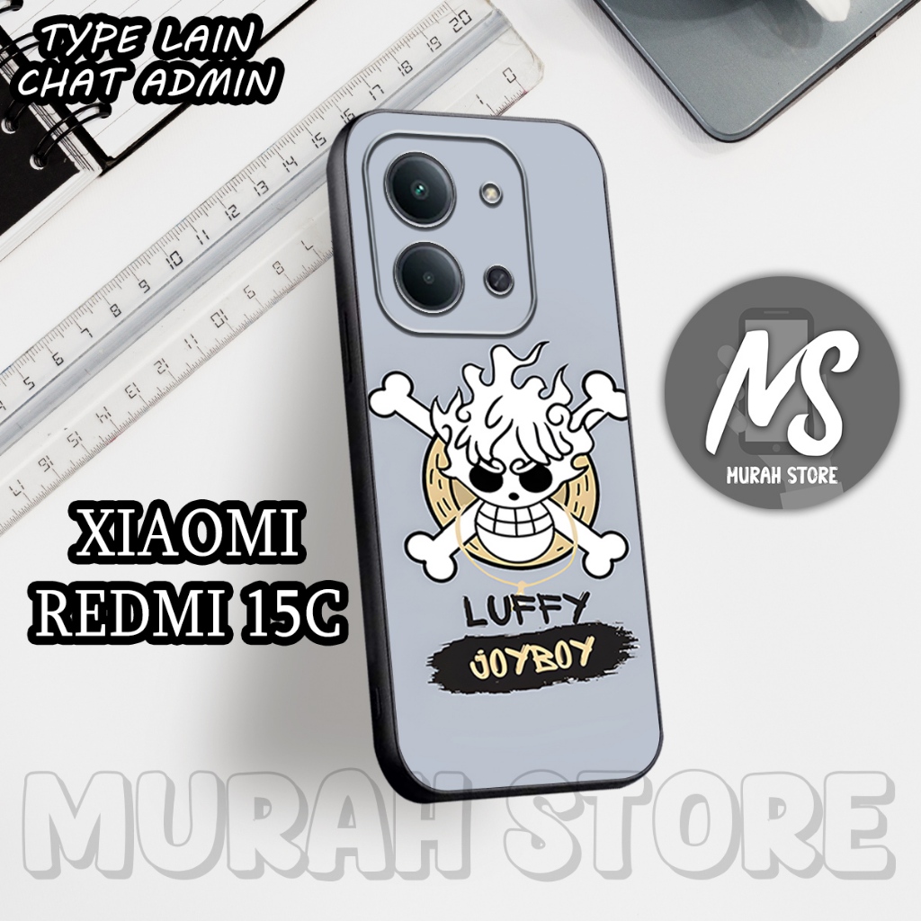 Softcase Karet REDMI 15C /MS6/Motif ANIME/Case Hp REDMI 15C/Silikon REDMI 15C