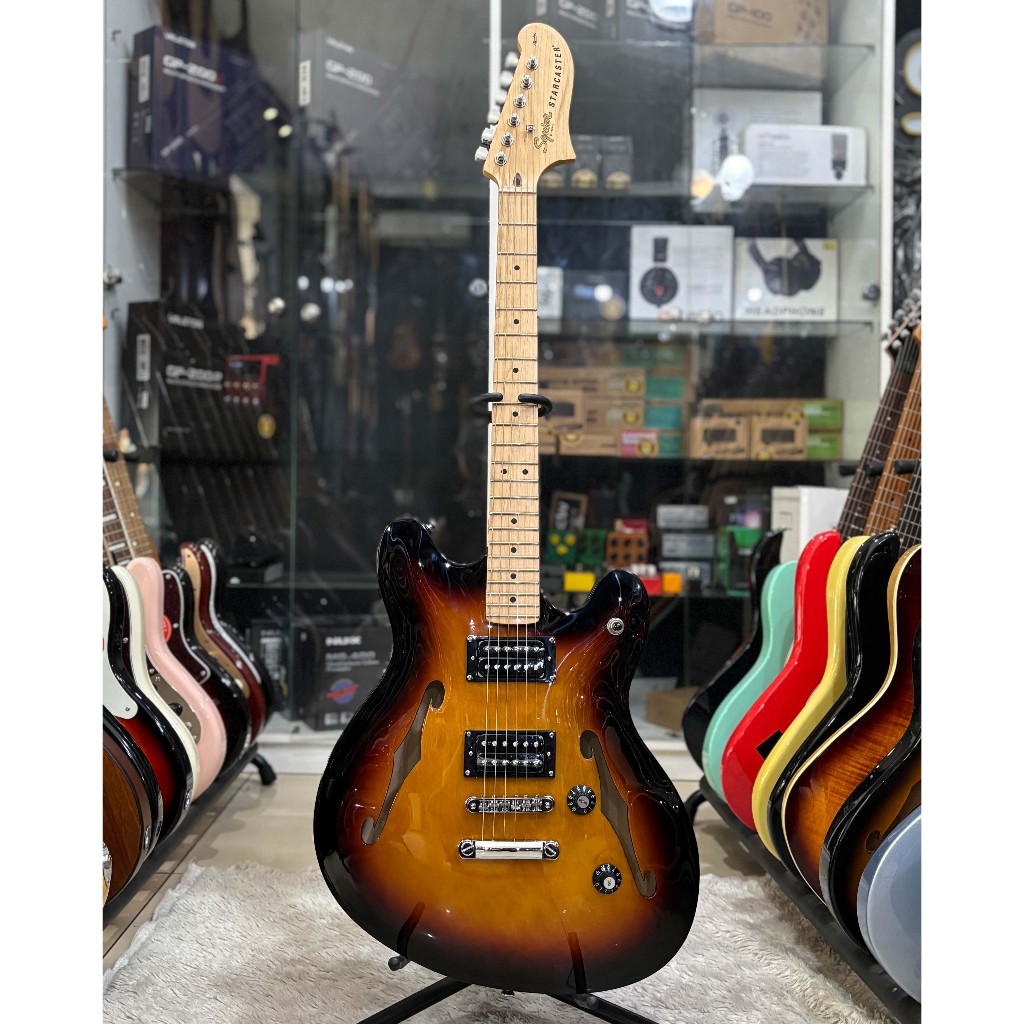 Squier Affinity Series Starcaster 3-Tone Sunburst Made In Indonesia