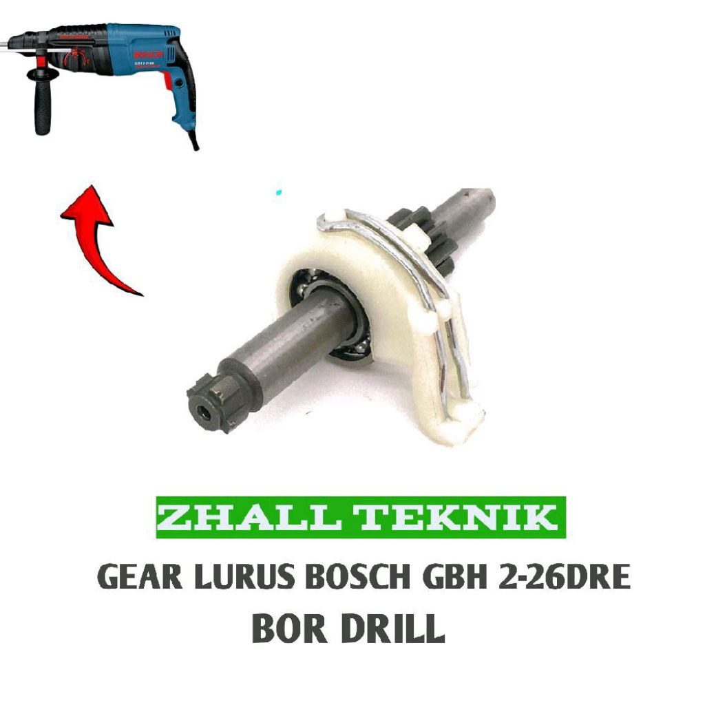 Gear panjang Untuk Bosch GBH 2-26DRE Mesin Bor Drill 3 fungsi