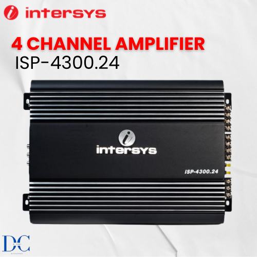 Power Amplifier Mobil - Amplifier Intersys ISP-4300.24 - 4 Channel Power Amplifier Mobil - Plug N Pl
