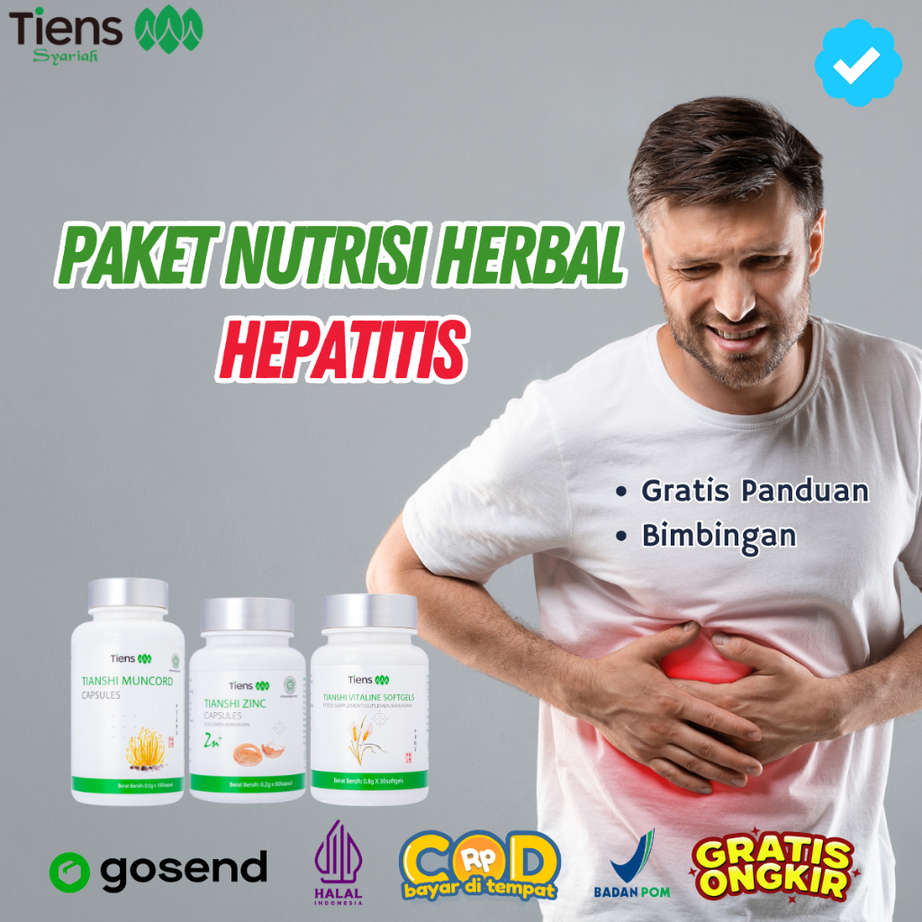 TIENS Tcm Herbal China Hepatitis Hati Liver Ampuh Fitofarmaka Bpom Halal Original