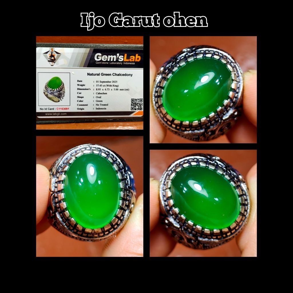 CINCIN BATU IJO GARUT OHEN