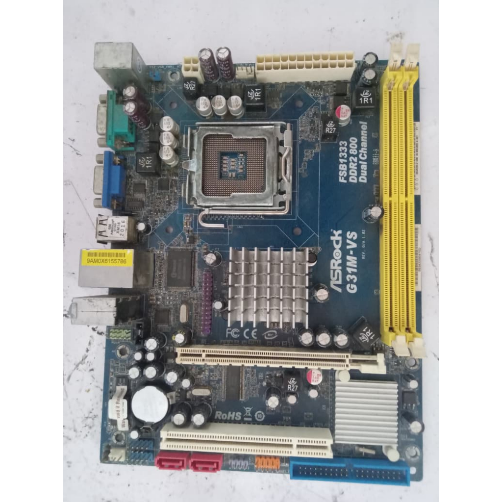 MOTHERBOARD MAINBOARD ASROCK G31M-V5 FSB1333 - ercomp1