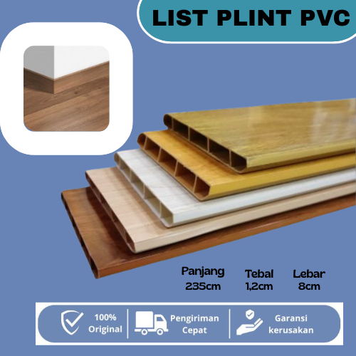 LIST PLINT LANTAI PVC/ PLINT /LIST PLINT FIOORING PVC/LIST PLANK PVC/Skirting Lantai Flooring/LIST L