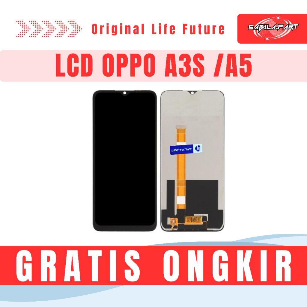 LCD OPPO A3S/ A5 Original fullset Touchscreen Life Future Kualitas Terbaik