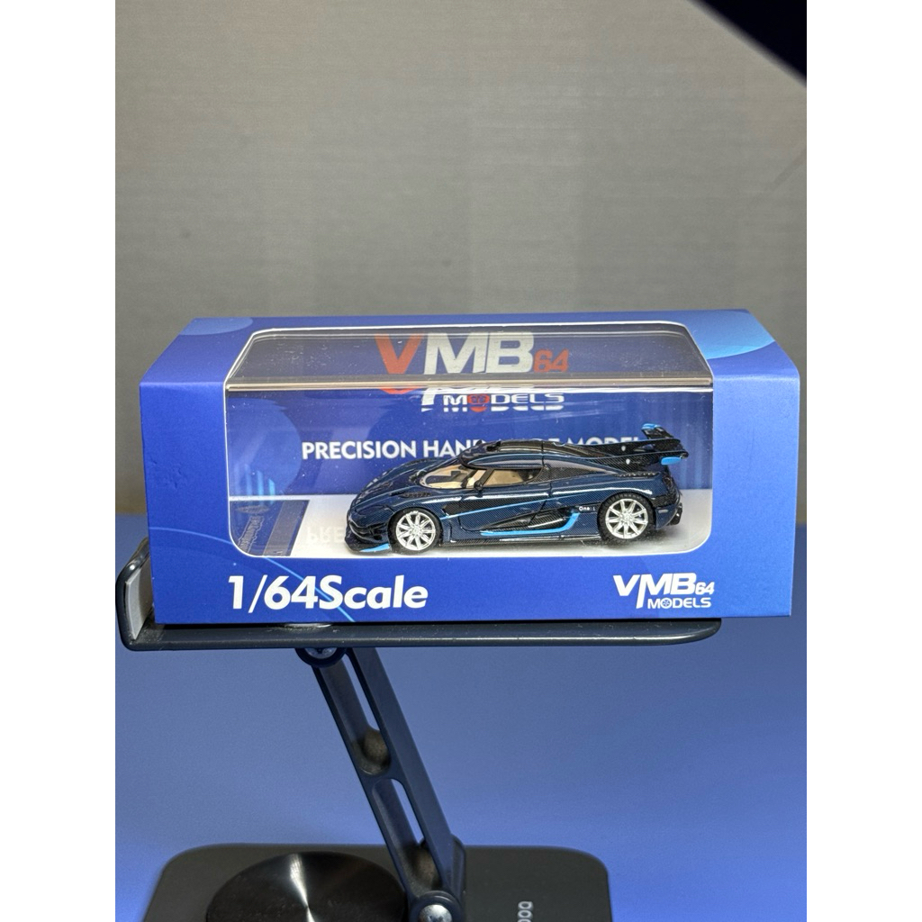 VMB Koenigsegg one:1 (Silver rim) 1/64 Resin