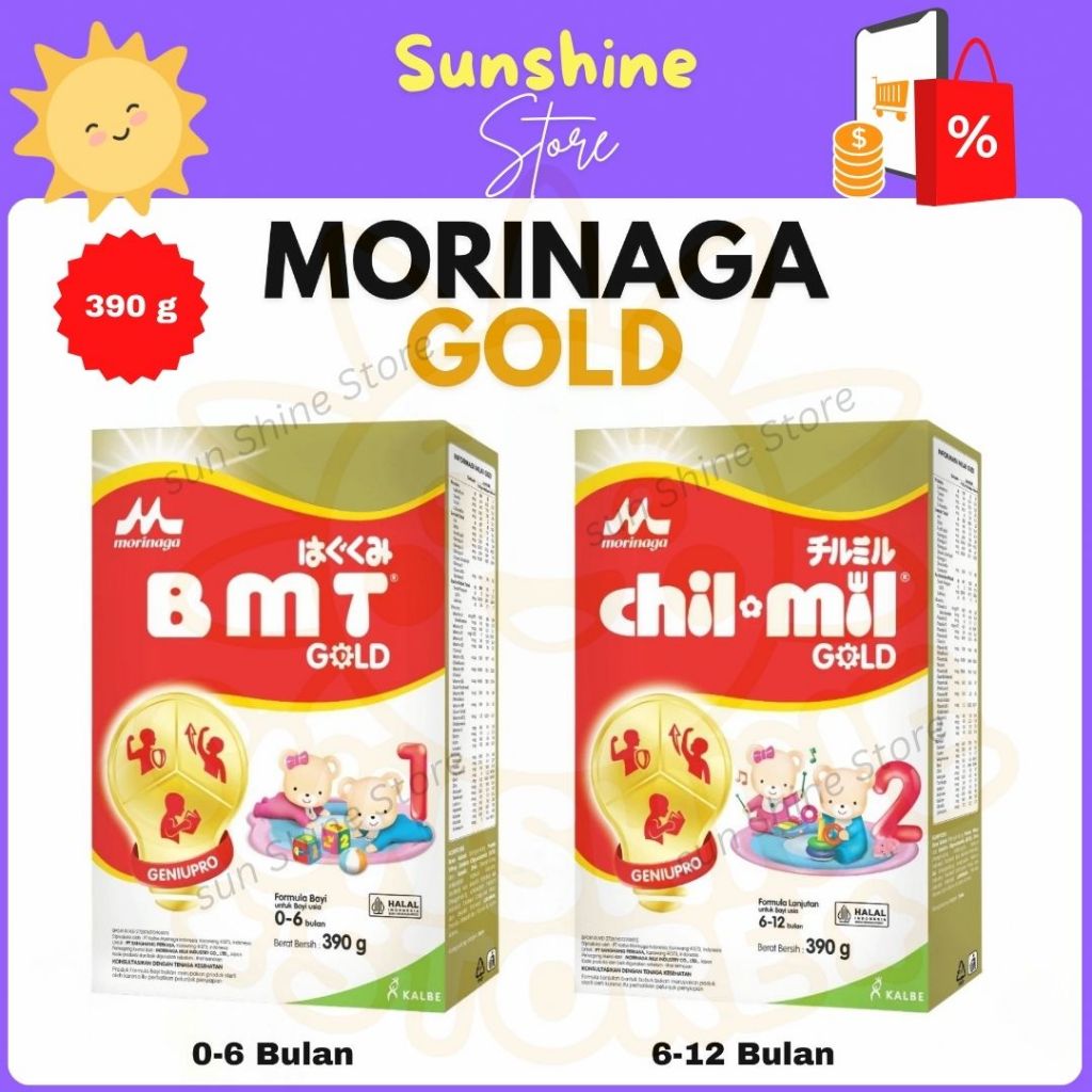 MORINAGA BMT GOLD / CHILMIL GOLD 390GR