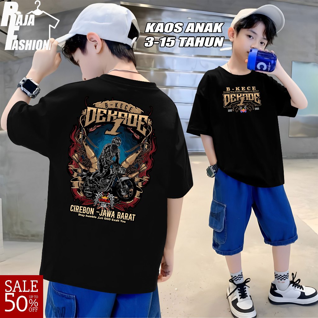 KAOS ANAK RX KING 1 DEKADE YKIS LENGAN PENDEK RR IDN