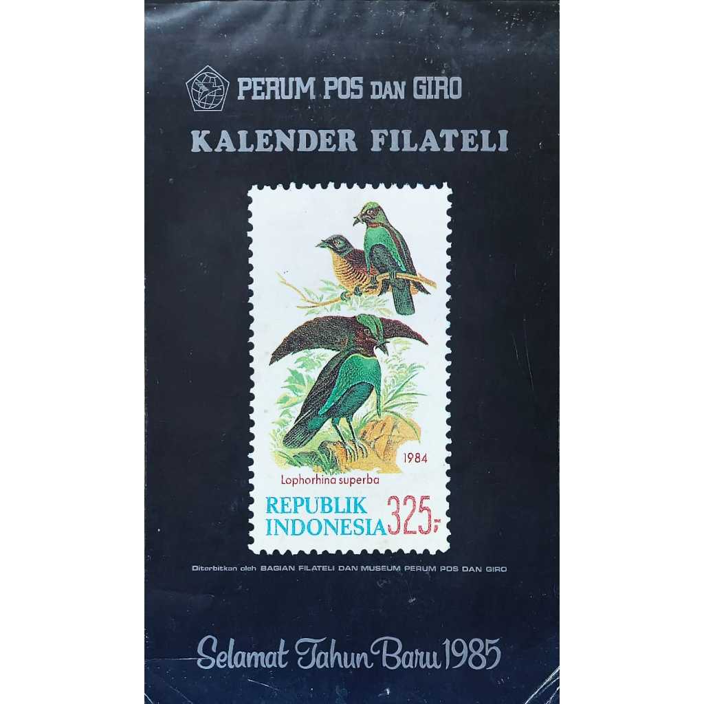 KALENDER JADUL KALENDER TAHUN 1985 PERUM POS DAN GIRO KALENDER FILATELI