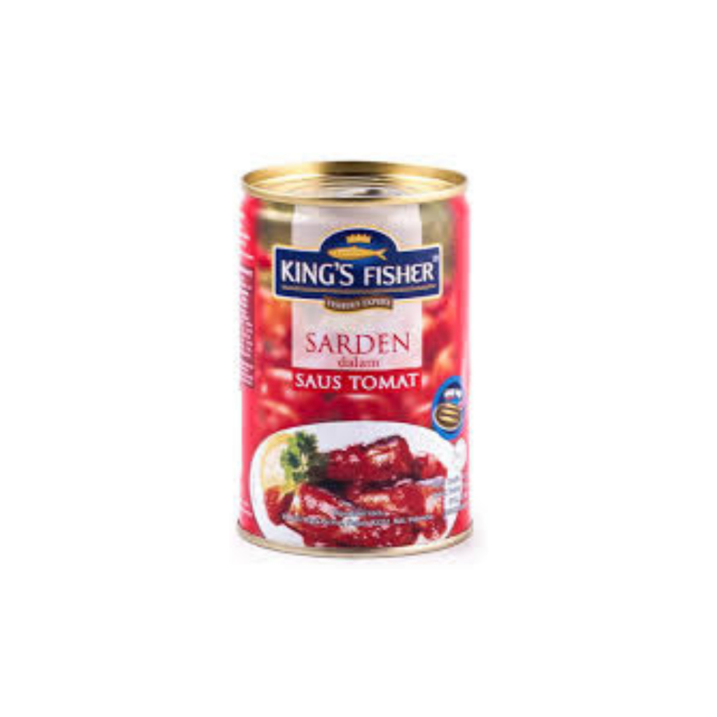 King Fisher Sarden Saus Tomat 155 Gr / Sarden King Fisher