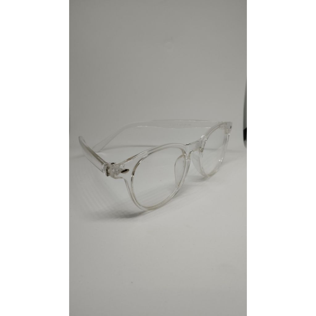 kacamata frame putih bening