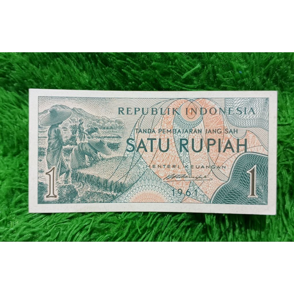 Uang kertas 1 Rupiah 1961