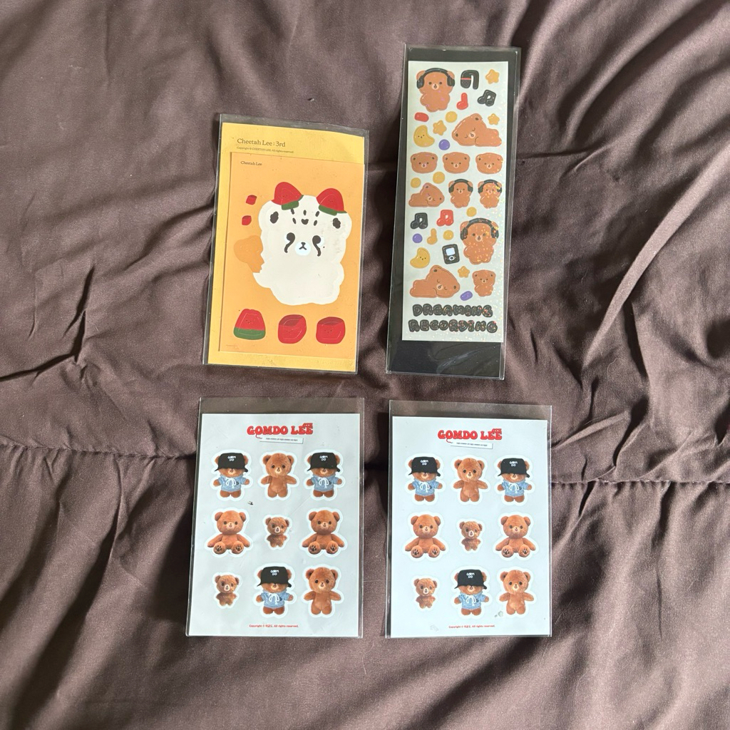 Sticker Official Gomdo Lee Cheetah Lee